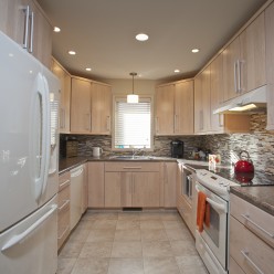 Kitchen with custom upgrades