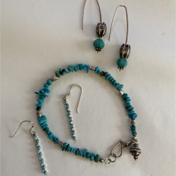 Silent Auction: Turquoise jewelry. 