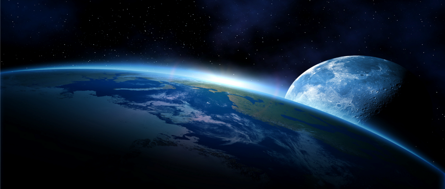 Our beautiful shining blue Earth, seen from space.