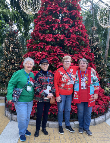 A stop in Cincinnatti, Ohio, included a visit to Krohn Conservatory