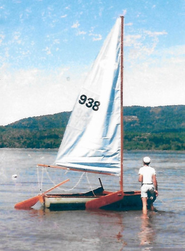 The Penn Yann Cartop on Schroon Lake. 