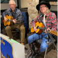 Neal Marten  and Dave  Zerfas  play and  sing for the  guests’  supper.
