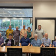 Veterans meet Lou Eisenbrandt during the You & Lou event at Meadowlark