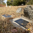 Stillman Cemetery headstones in the current location.